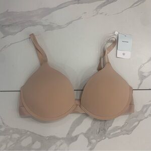 Pepper 38B Lift Up Bra Push Up Sienna Rose Nude Padding Padded Underwire NWT